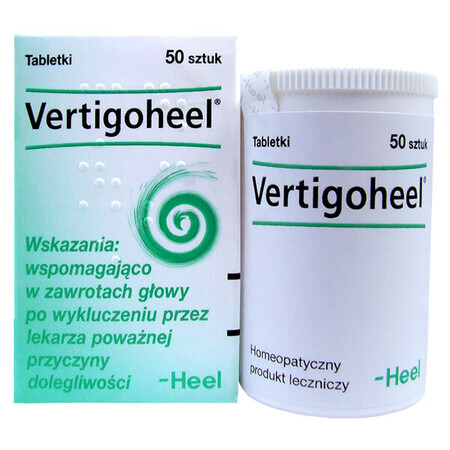 Heel Vertigoheel, 50 tabletten voor sublinguaal gebruik