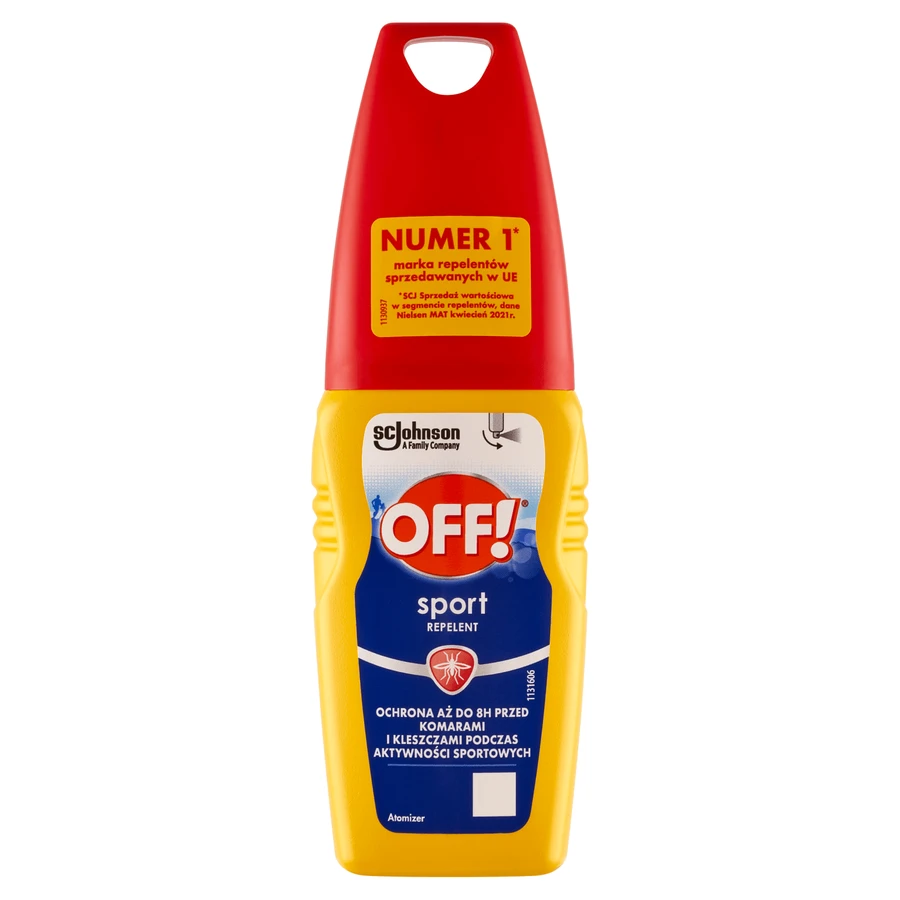 OFF! Sport, atomizer przeciw komarom i kleszczom, z ikarydyną 20%, 100 ml: ceny i cechy