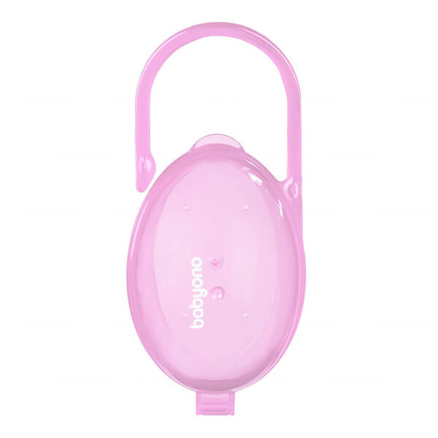 BabyOno, supporto per succhietto, rosa, 1 pz.