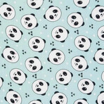 Bocioland Bamboo Diaper Cover 120cm x 120cm Mint Panda 1pc