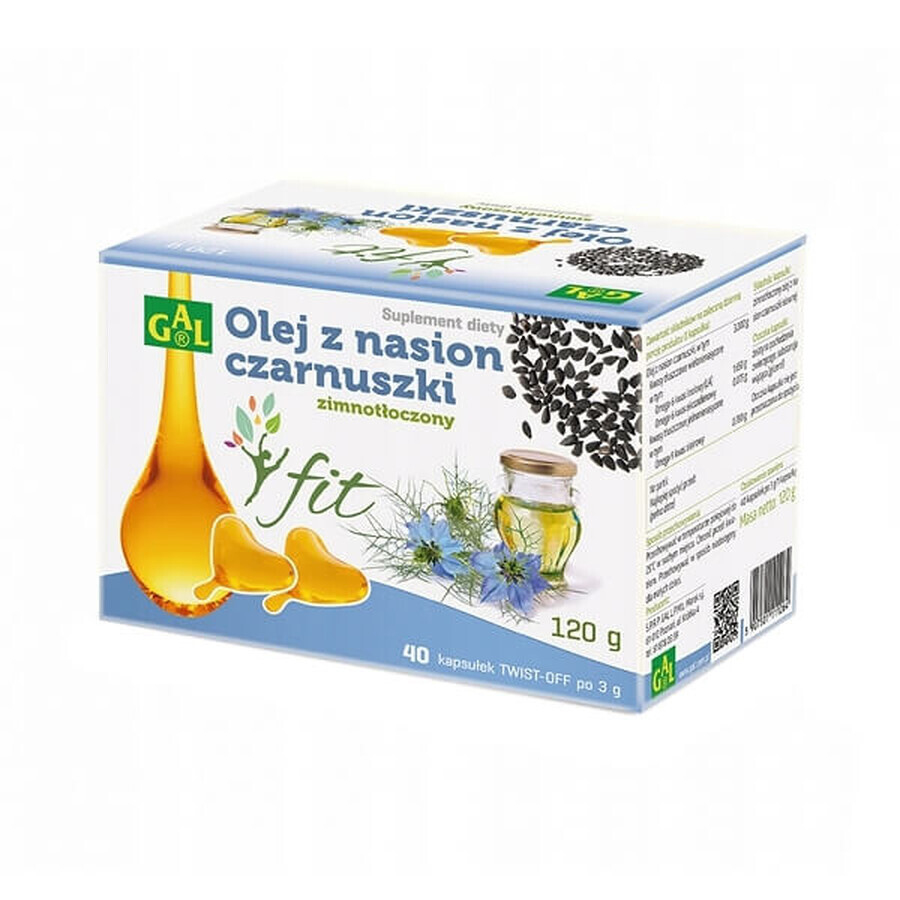 GAL Olio di semi di cumino nero, 40 capsule twist-off