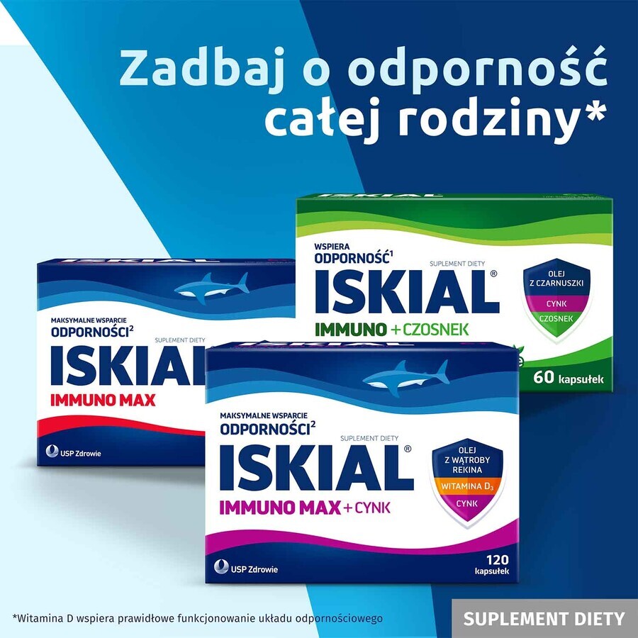 Iskial Junior, à partir de 3 ans, arôme citron, 30 gélules à mâcher