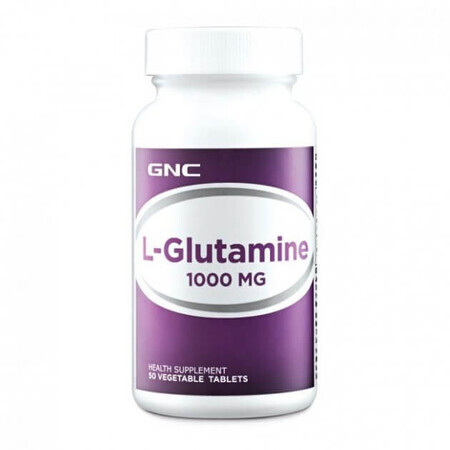 L-GLUTAMINE 1000 mg, 50 comprimés (042067), GNC