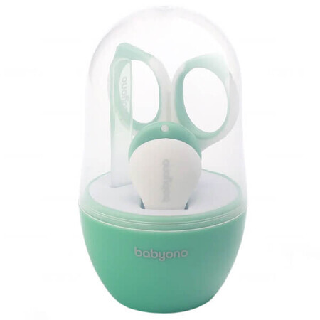 BabyOno, set de soins des ongles pour bébés et enfants, vert, 398/01