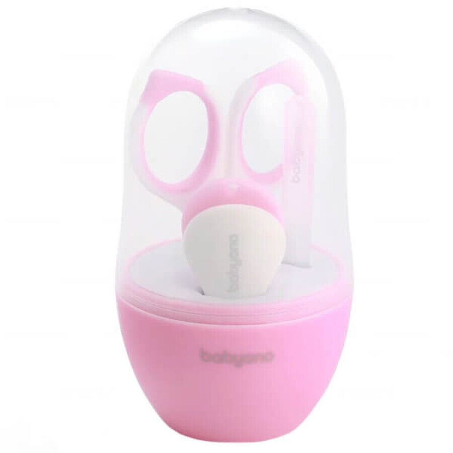 BabyOno, nagelverzorgingsset voor baby en peuter, roze, 398/02