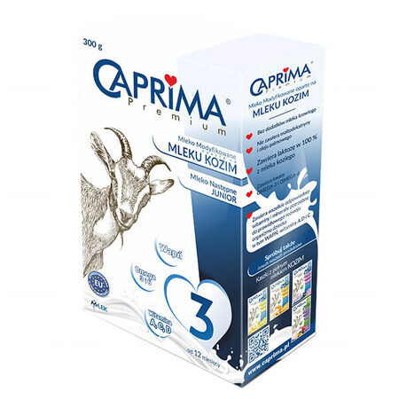 Caprima Premium 3 Junior, modified milk based on goat's milk, from 12 months, 300 g