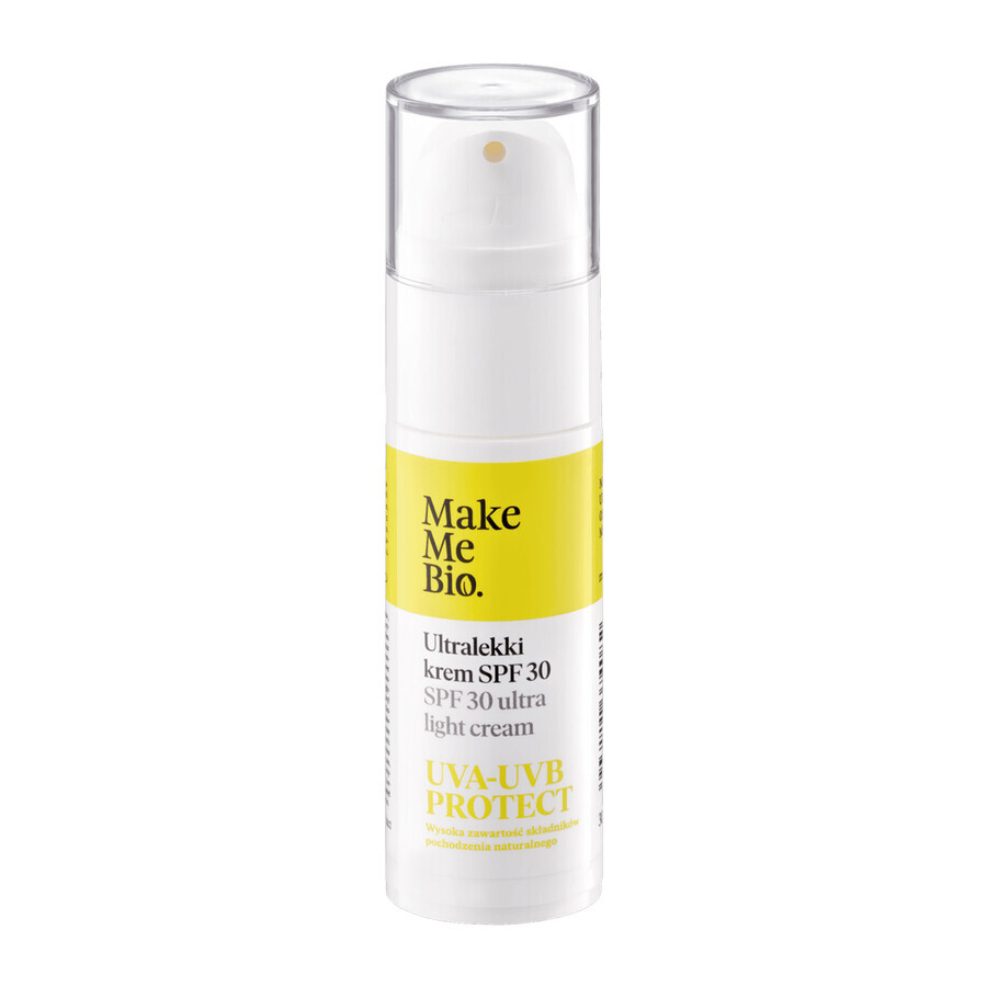 Make Me Bio, ultralight cream SPF 30, 30 ml