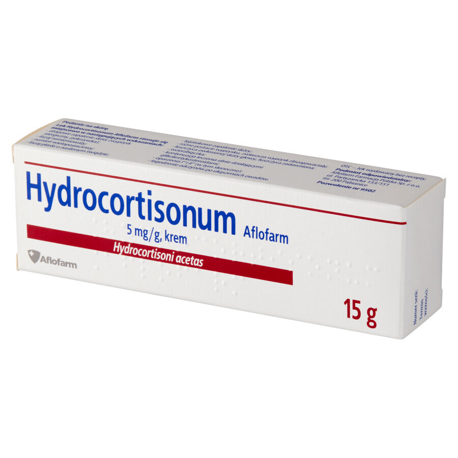 Hydrocortisonum Aflofarm 5 mg/g, Creme, 15 g