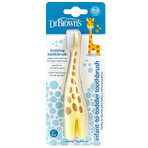 Dr Browns, brosse à dents, pour enfants, Girafe, 0-3 ans, 1 pièce