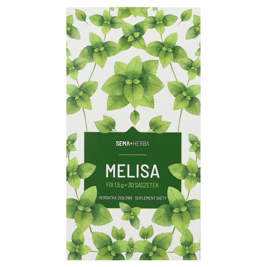 SEMA Herba Melissa Fix, 1,5 g x 30 sachets