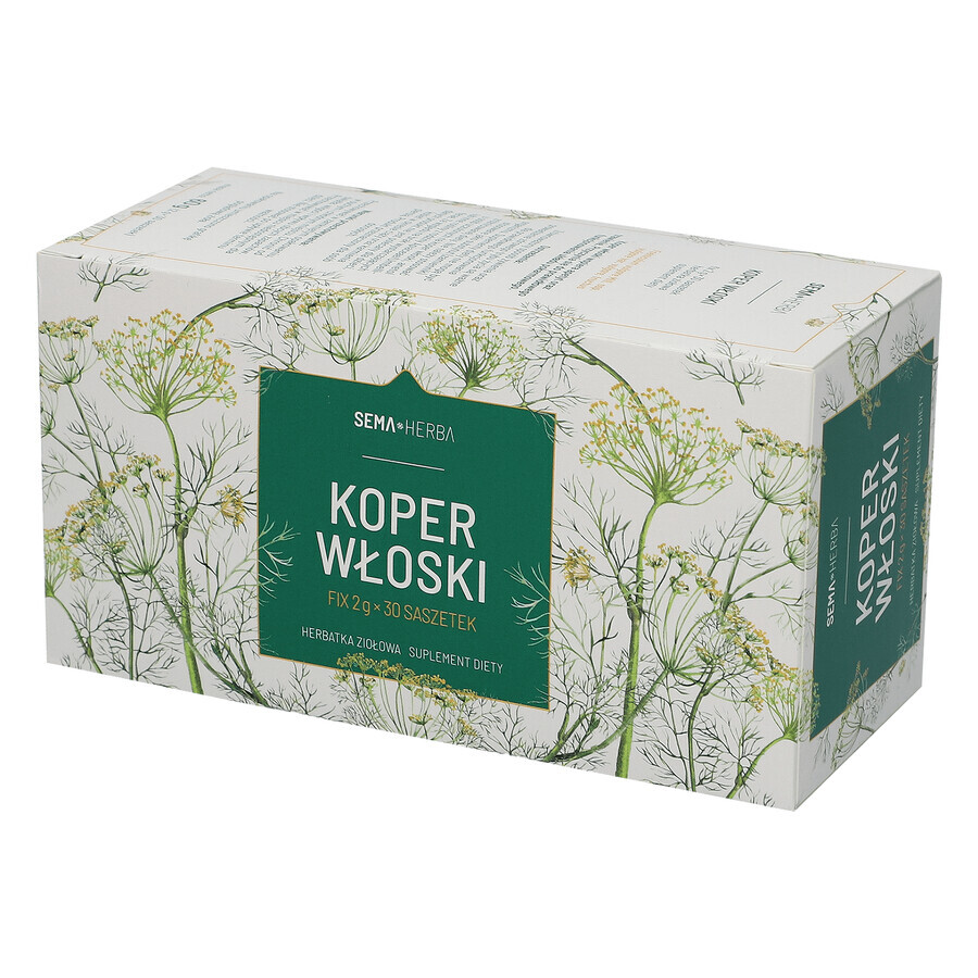 SEMA Herba Venkel Fix, 2 g x 30 sachets