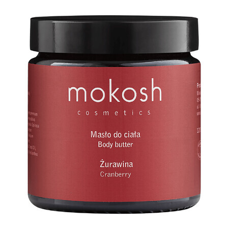 Mokosh, body butter, cranberry, 120 ml