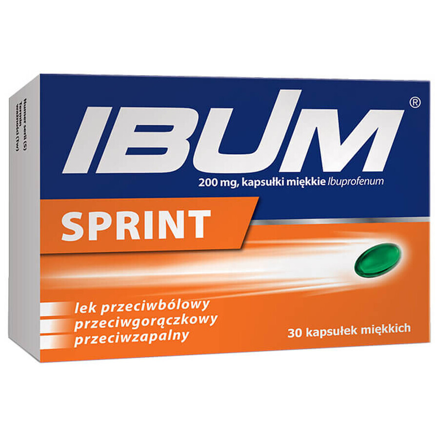 Ibum Sprint 200 mg, 30 capsules molles