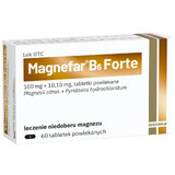 Magnefar B6 Forte 100 mg + 10.10 mg, 60 filmomhulde tabletten