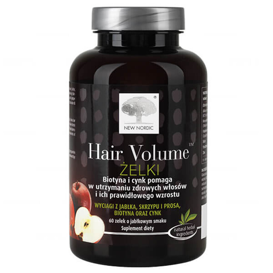 New Nordic Hair Volume Gels, 60 stuks