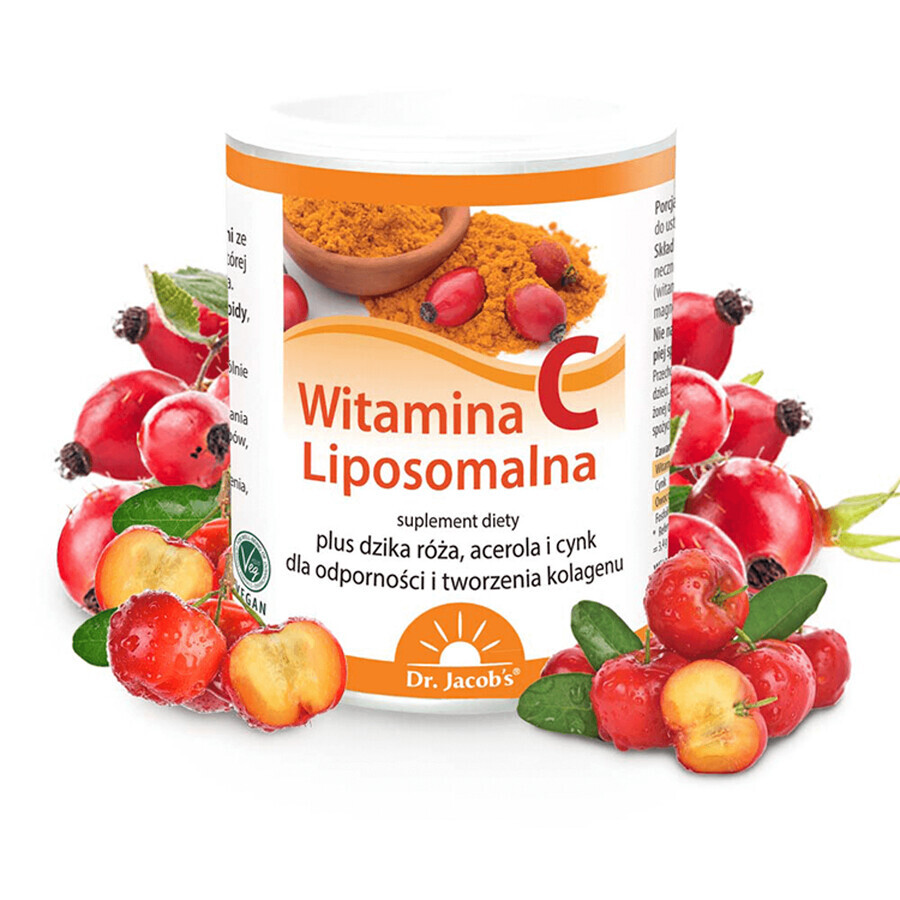 Dr. Jacob's Vitamina C lipozomală, pulbere, 150 g