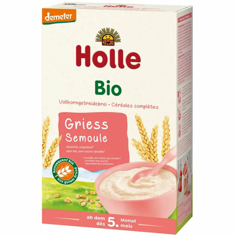 Holle tarwegries Bio, volkoren, zuivelvrij, na 5 maanden, 200 g