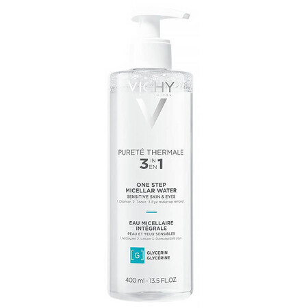 Vichy Purete Thermale, Micellair water voor gevoelige huid, 400 ml