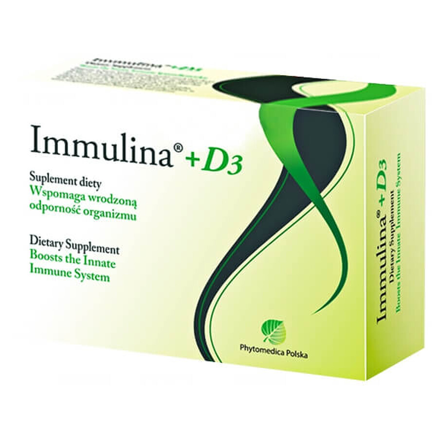 Immunin + D3, 60 capsules