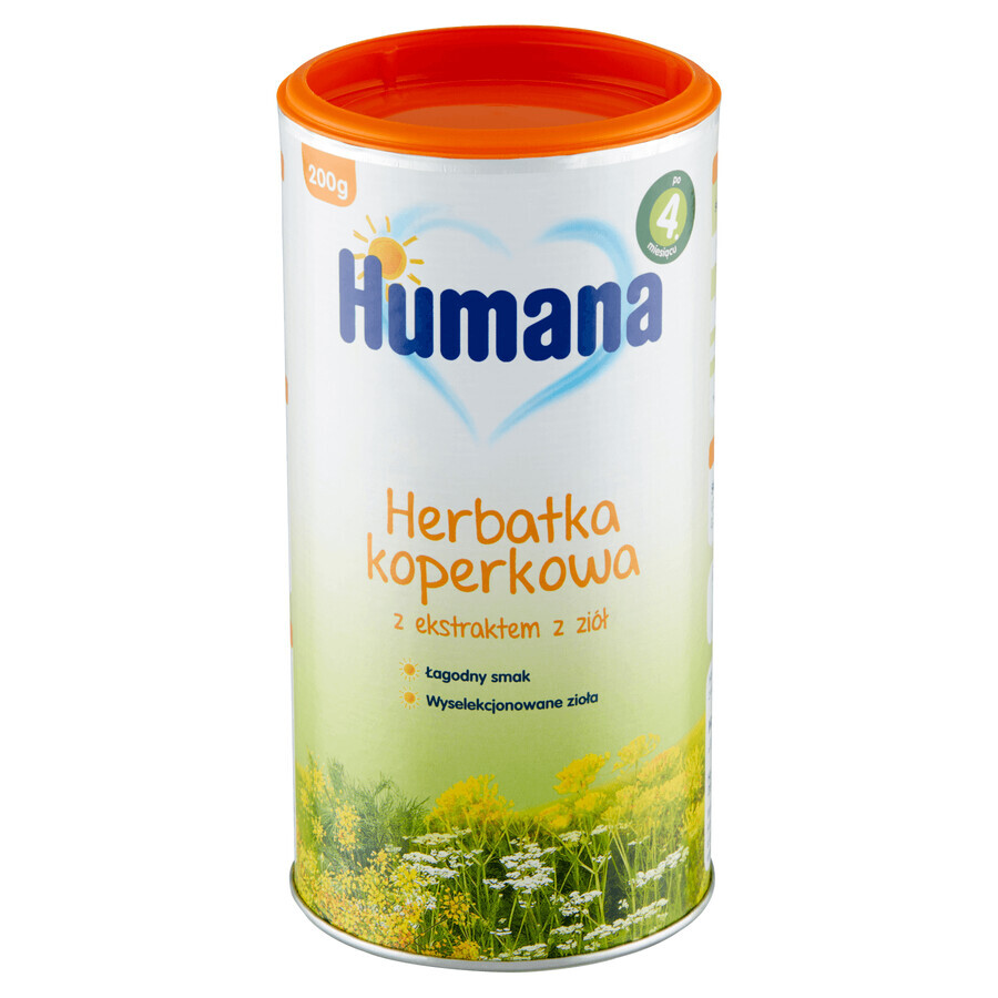 Humana Dill Tea, granulated, after 4 months, 200 g