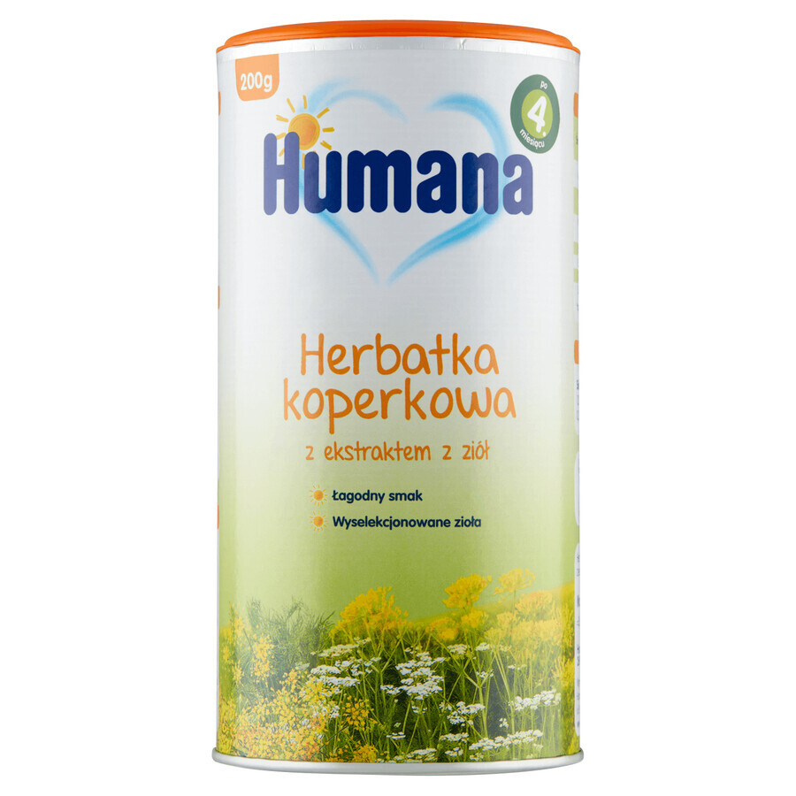 Humana Dill Tea, granulated, after 4 months, 200 g