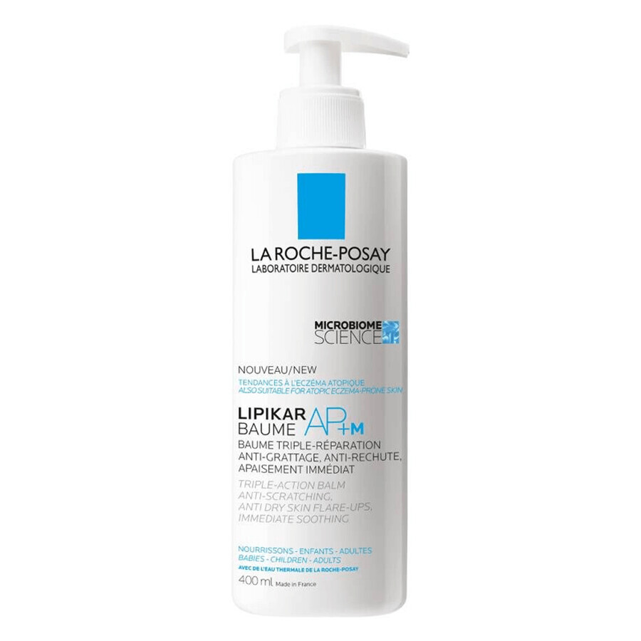 La Roche-Posay Lipikar Baume AP+M, bodylotion, droge en atopische huid, vanaf de geboorte, 400 ml 