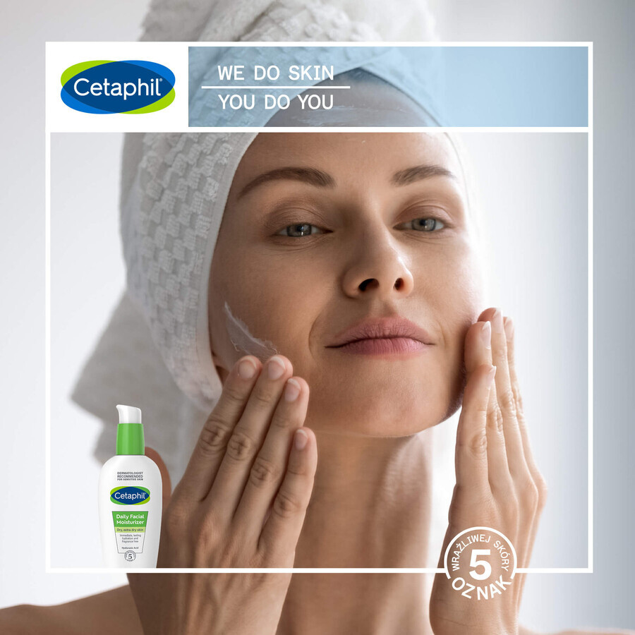 Cetaphil, crème hydratante pour le visage avec acide hyaluronique, jour, 88 ml