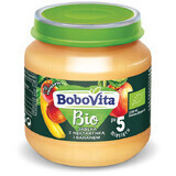 BoboVita Bio Postre, manzana nectarina y plátano después de 5 meses, 125 g