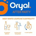 Oryal After Party, sinaasappelsmaak, 18 bruistabletten