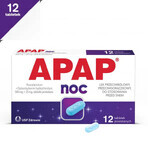 Apap Night 500 mg + 25 mg, 12 comprimate filmate