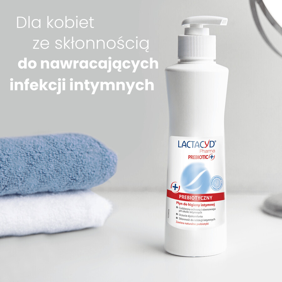 Lactacyd Pharma Prebiotic+, probiotische lotion voor intieme hygiëne, 250 ml