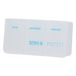 SEMA Protect, dag medicijnkoffer, 3-kamer