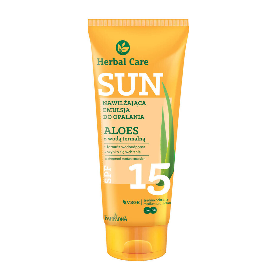 Farmona Herbal Care Sun, waterbestendige zonnebrandemulsie, SPF 15, 150 ml