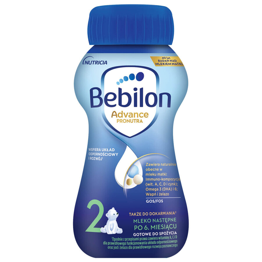 Bebilon Advance Pronutra 2, kant-en-klare opvolgmelk, na 6 maanden, 200 ml