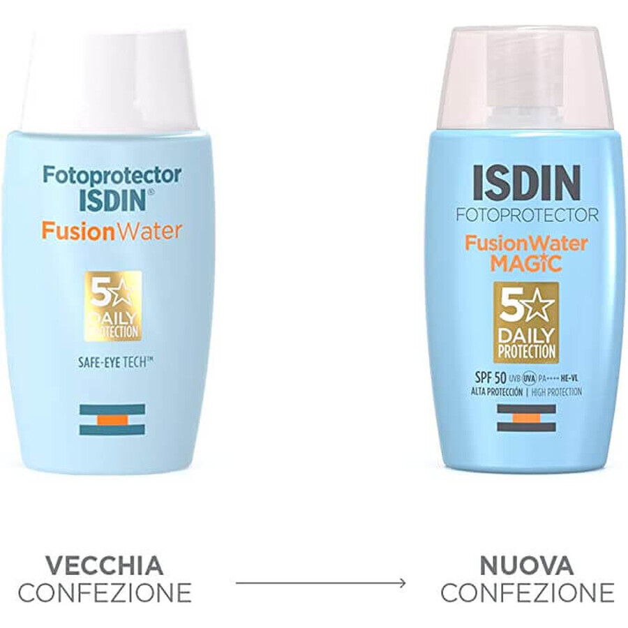 Isdin Fusion Water Zonbeschermingslotion voor gezicht met SPF 50, 50 ml