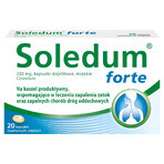 Soledum forte 200 mg, 20 maagsapresistente capsules