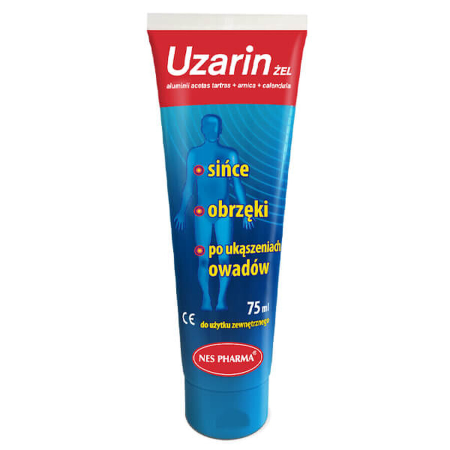 Uzarin-Gel, Pflege- und Beruhigungsgel für traumatisierte Stellen, 75 ml