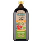 Premium Rosa Wilde Roos, 100% biologisch vruchtensap, 500 ml