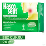 Hascosept 3 mg, sabor menta, 24 pastillas duras