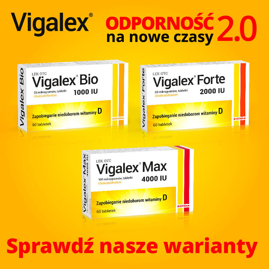 Vigalex Bio 1000 IU, 90 tablets