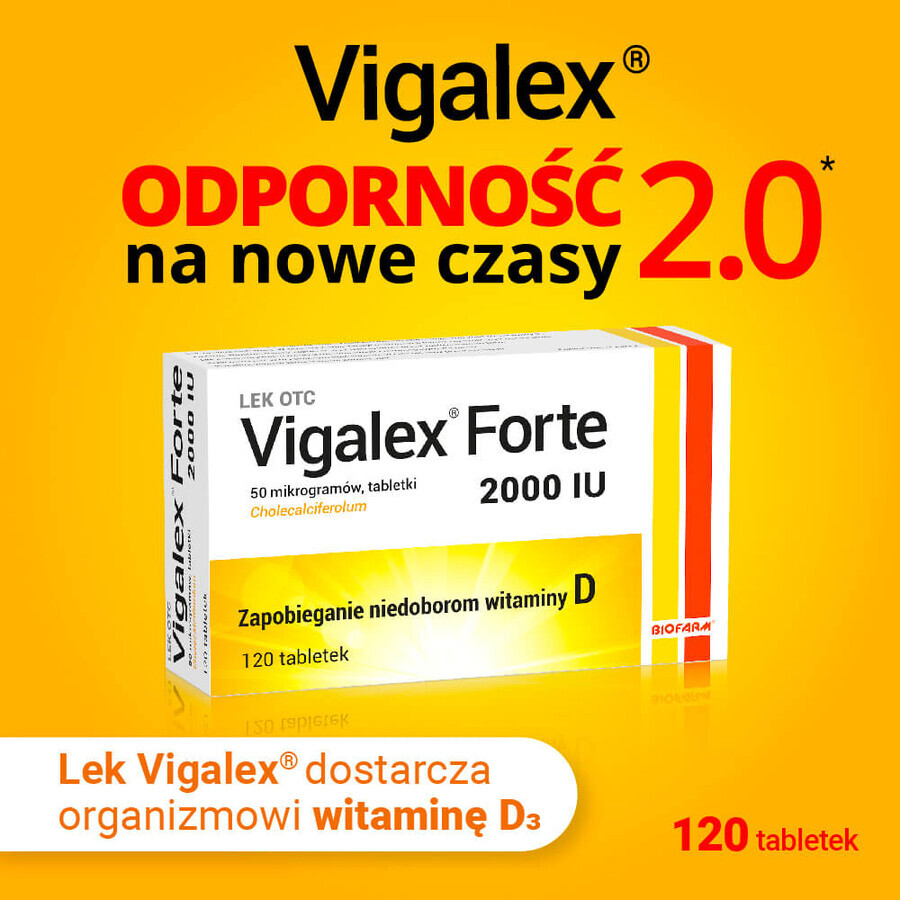 Vigalex Forte 2000 IU, 120 tablets