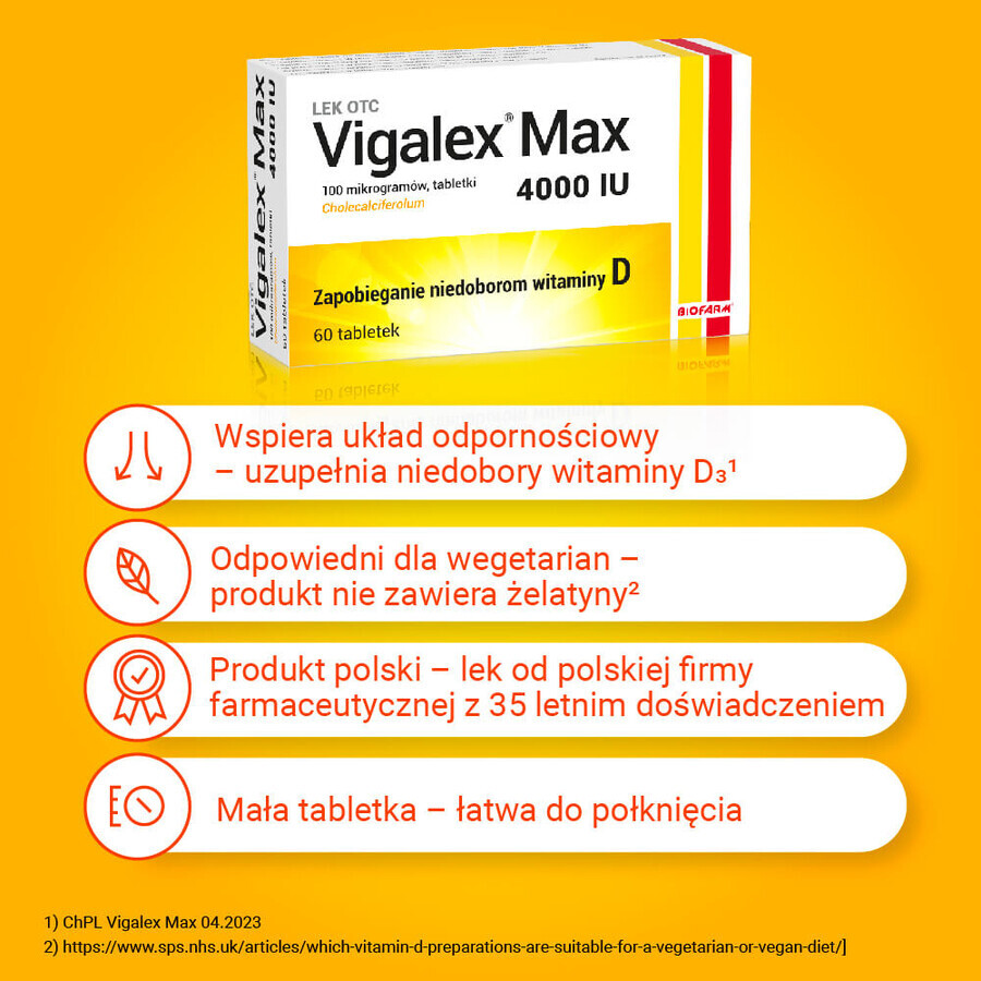 Vigalex Max 4000 IE, 60 tabletten