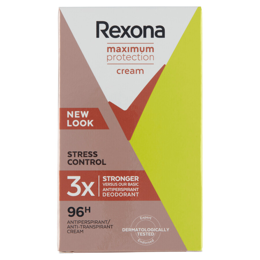 Rexona Maximum Protection, antitranspiratiecrème, Stress Control, 45 ml