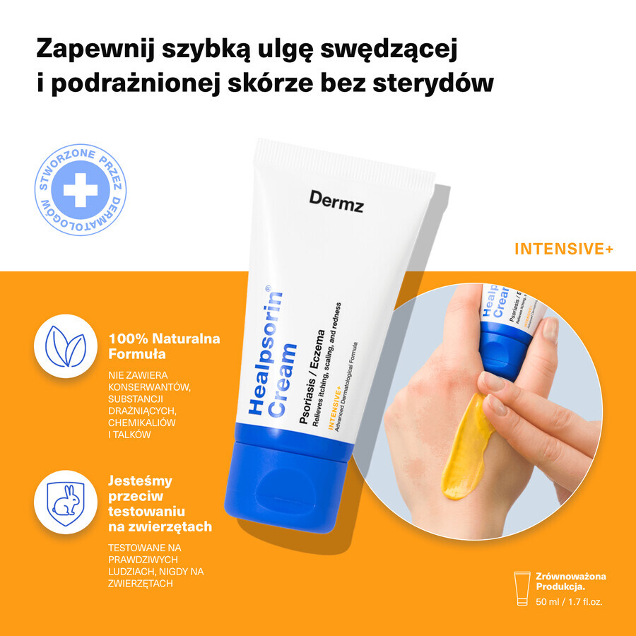 Healpsorin, crème voor psoriasis en eczeem, 50 ml