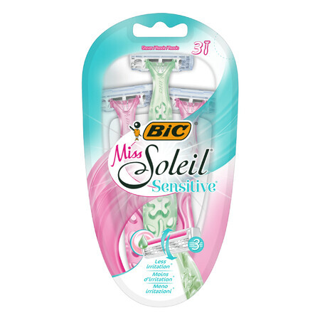 BIC Miss Soleil Sensitive, Rasierapparat für Frauen, 3 Stück