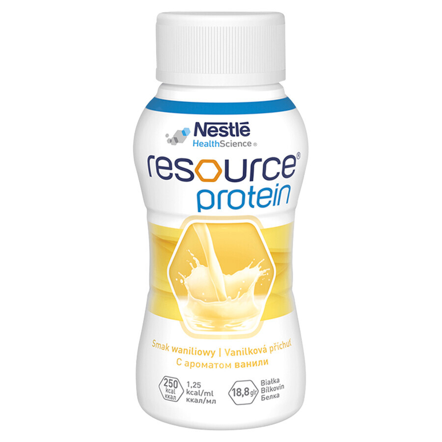 Resource Protein, vanilla flavor, 4 x 200 ml