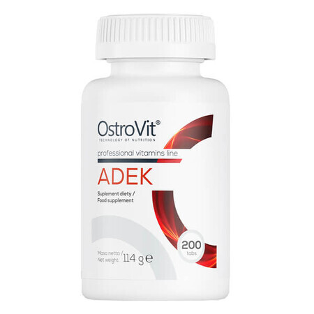 OstroVit ADEK, 200 tablets