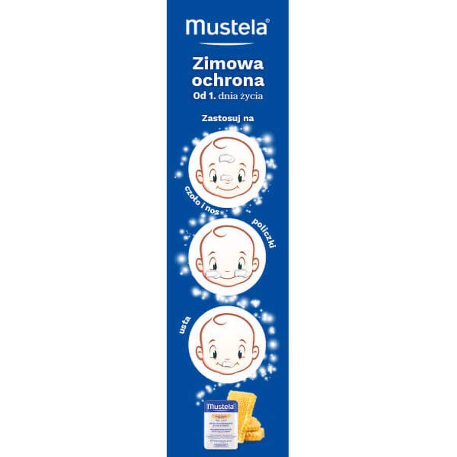 Mustela Bebe Enfant, beschermende stick met koude crème, vanaf de geboorte, 9,2 g