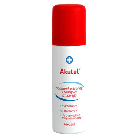 Akutol, aderezo protector flexible de aerosol, 60 ml