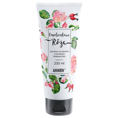 Anwen Emollient Rose, conditioner voor zeer poreus haar, 200 ml